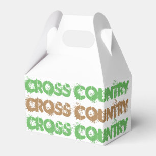 Cross Country Runner themed Favour Box
