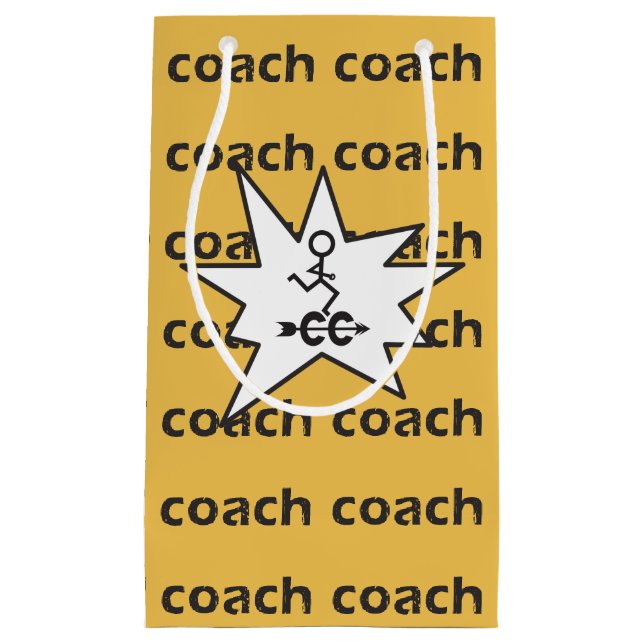 Cross Country Running Coach Gift Bag (Front)