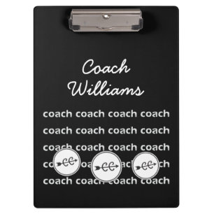 Cross Country Running Coach Personalised Clipboard