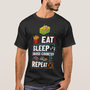 Cross Country Running Coach Training XC Run Race T-Shirt