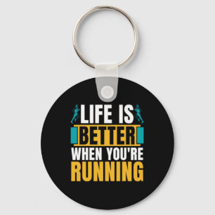 Cross Country Running Life Is Better When Athletic Key Ring