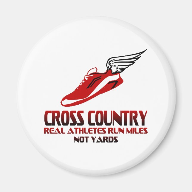 Cross Country Running Magnet (Front)