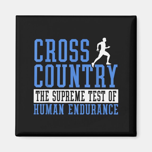 Cross Country Running Motivation  Magnet (Front)