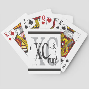 Cross Country Running Playing Cards