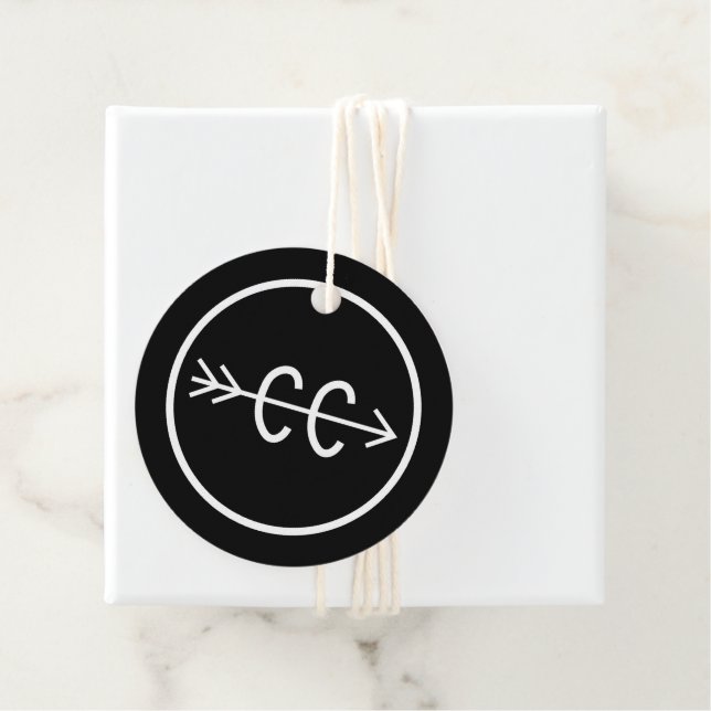 Cross Country Running Symbol Favour Tags (In Situ)