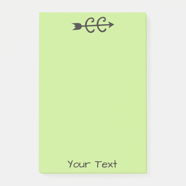 Cross Country Running Symbol Post-it Notes (Front)