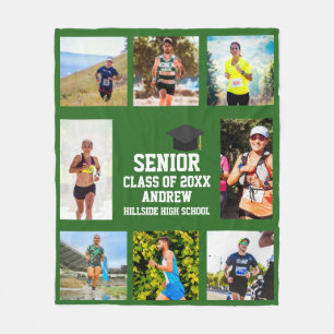 Cross Country Senior Night Graduation XC Grad Fleece Blanket