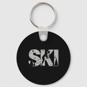 Cross Country Ski Cool Skiing Nordic Skier Gift Wo Key Ring