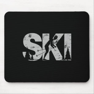 Cross Country Ski Cool Skiing Nordic Skier Gift Wo Mouse Mat