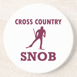 Cross Country Ski Snob Coaster