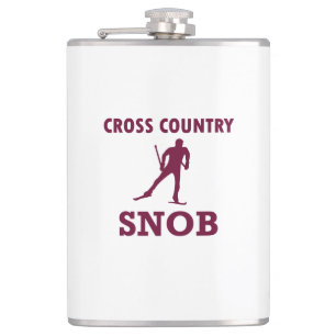 Cross Country Ski Snob Hip Flask