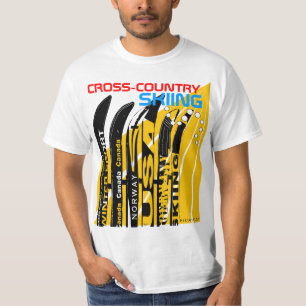 Cross-Country Ski Winter Sport Snowblade T-Shirt