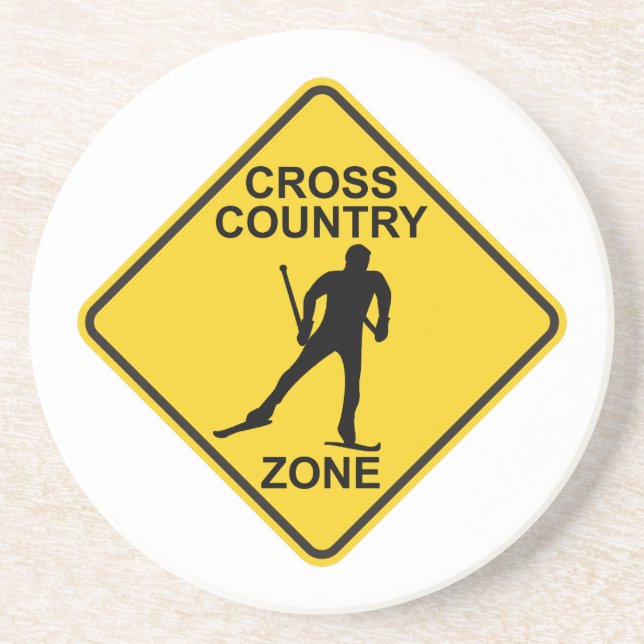 Cross Country Ski Zone Coaster (Front)