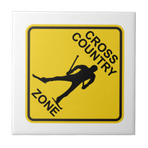 Cross Country Ski Zone Tile