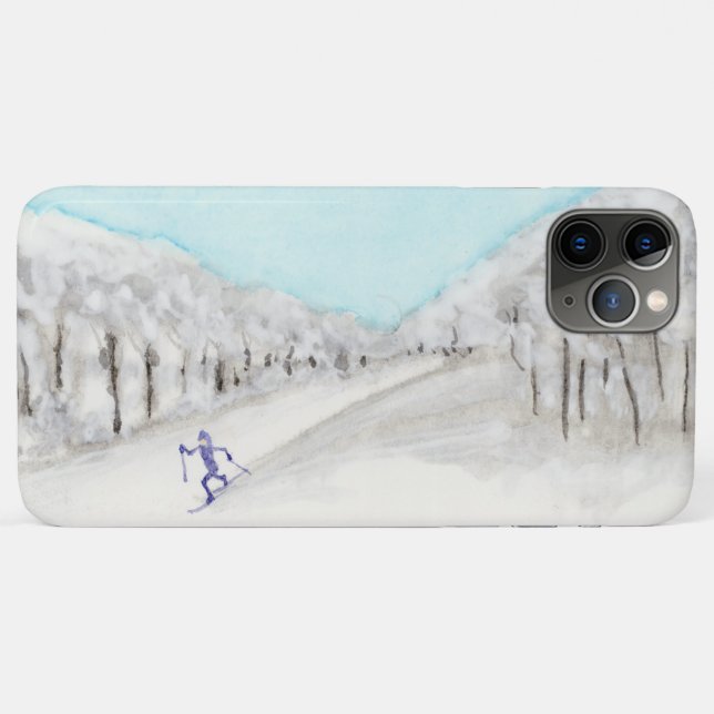 Cross Country Skier Case-Mate iPhone Case (Back (Horizontal))