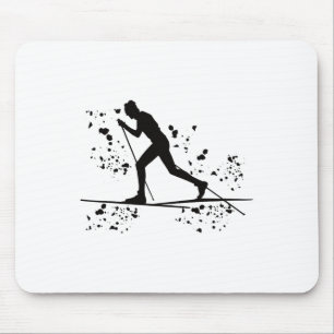 Cross Country Skier Nordic Xc Skiing _11 Mouse Mat