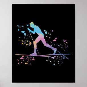 Cross Country Skier Nordic Xc Skiing _15 Poster