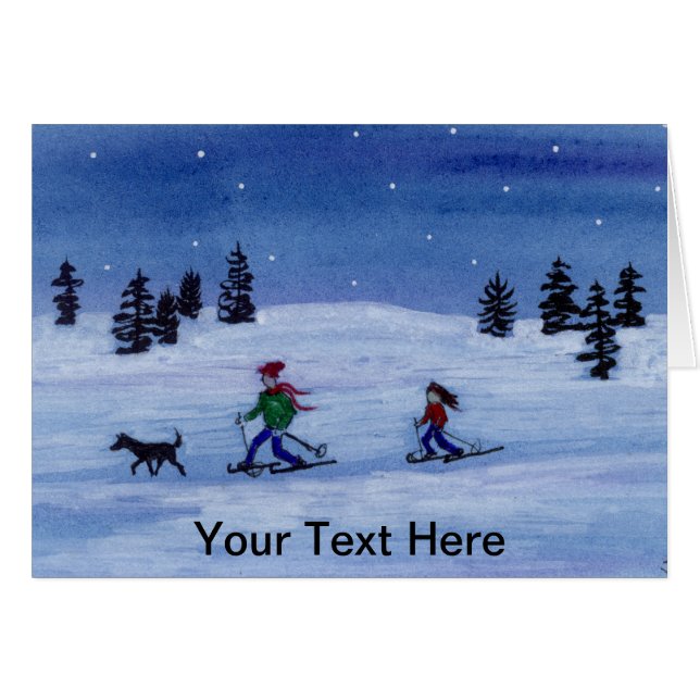 Cross Country Skiing (Front Horizontal)