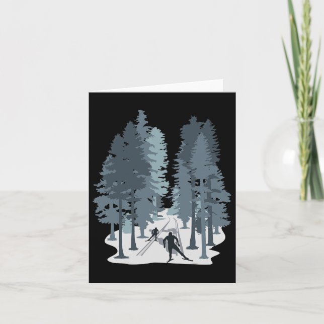 Cross Country Skiing1  Card (Front)