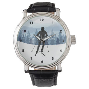 Cross Country Skiing Design Watch