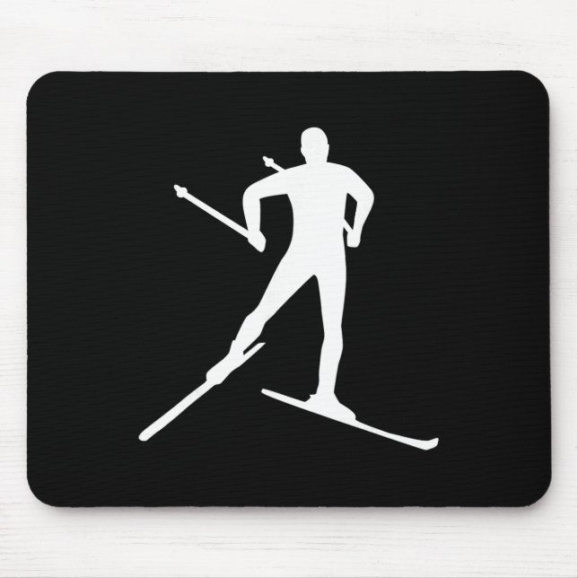 Cross Country Skiing  Mouse Mat (Front)