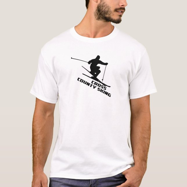 Cross Country Skiing T-Shirt (Front)