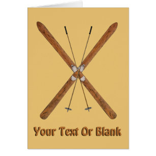 Cross-Country Skis And Poles