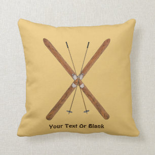 Cross-Country Skis And Poles Cushion