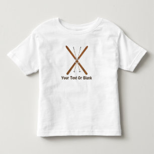 Cross-Country Skis And Poles Toddler T-Shirt