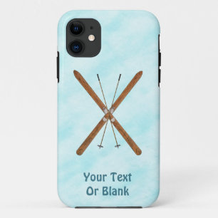 Cross-Country Skis On Snow iPhone 11 Case