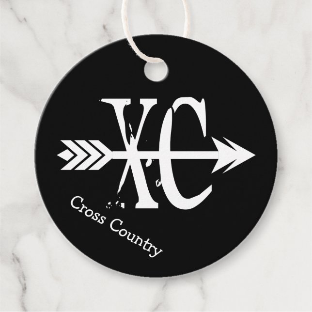 Cross Country XC Running Favour Tags (Front)