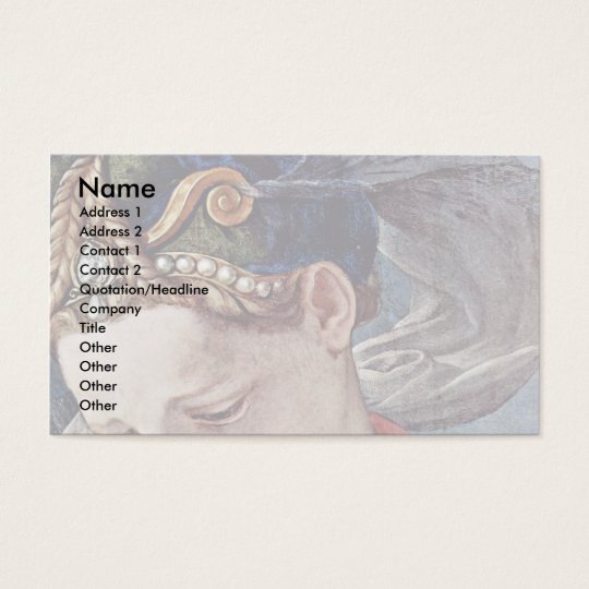 Cross Detail By Bronzino Angelo Business Card
