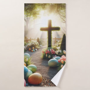 Cross/Easter egg/Lilly  Bath Towel