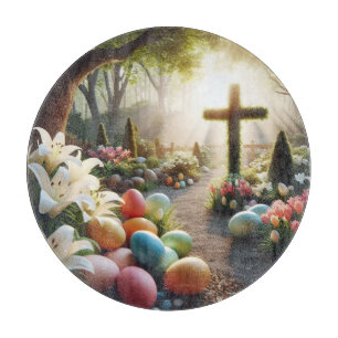 Cross/Easter egg/Lilly  Cutting Board