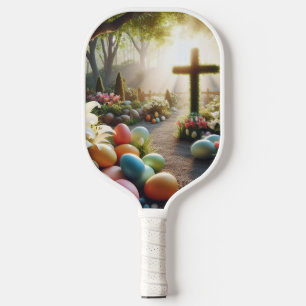 Cross/Easter egg/Lilly Pickleball Paddle