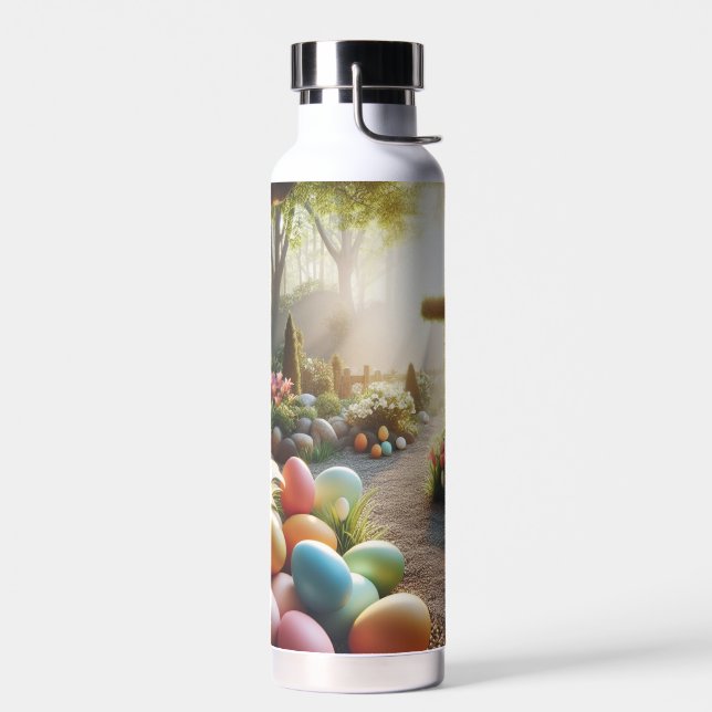 Cross/Easter egg/Lilly  Water Bottle (Left)