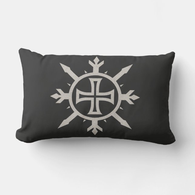 "Cross Emblem"  Lumbar Cushion (Front)