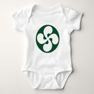 Cross extruded Basque Baby Bodysuit