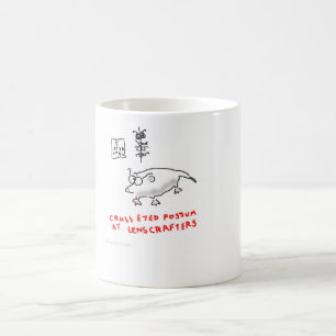 Cross Eyed Possum Coffee Mug
