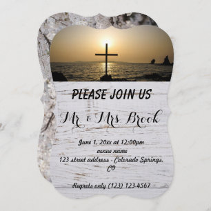 Cross Faith Hope Love Believe Destiny's Destiny Invitation