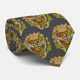 Cross Family Crest  Tie