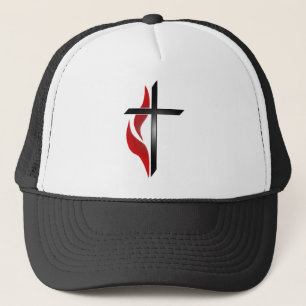 CROSS & FLAME TRUCKER HAT