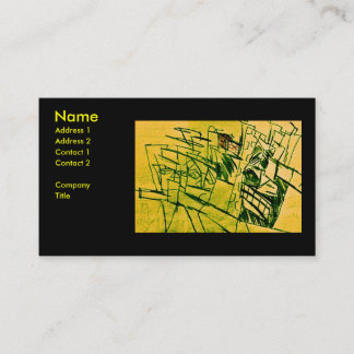 CROSS FROWN BUSINESS CARD