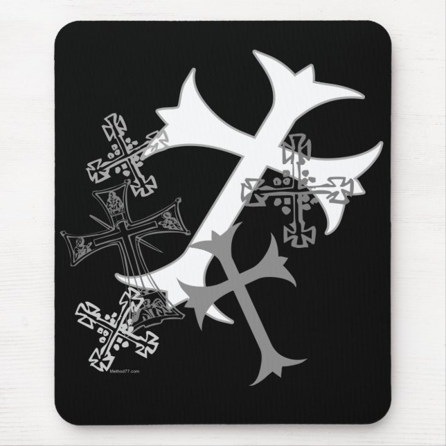 Cross Graphic Mousepad (Front)