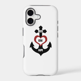 Cross Heart Anchor iPhone5