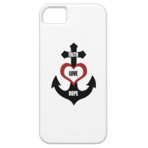 Cross Heart Anchor iPhone5