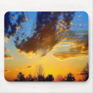 Cross in the Clouds Mouse Mat