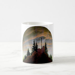 Cross in the Mountains, Friedrich Coffee Mug