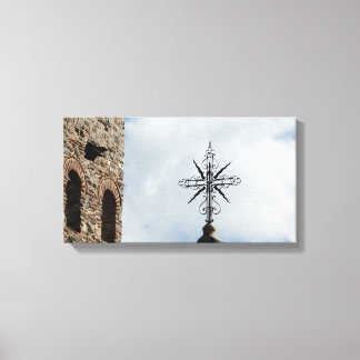 Cross in the Skies Canvas Print