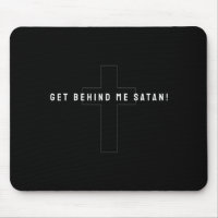 Cross Jesus Funny Get Behind Satan Christian